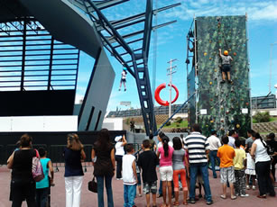 VENTA DE MUROS DE ESCALADA INSTALACION DE TIROLESAS RAPPEL PARED PARA ESCALAR ROCODROMO ESCALODROMO